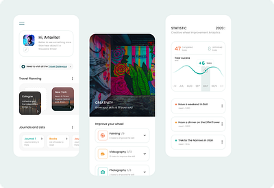 Travel App Concept concept design interaction design minimalism travel app ux