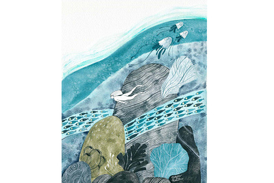 Never stop exploring the world! illustration illustrator watercolor watercolour watercolour illustration