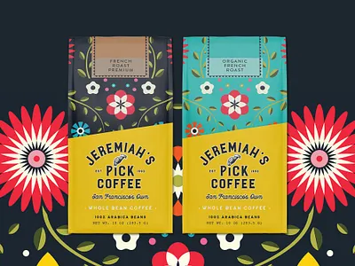 Peruvian Pattern Coffee Packaging coffee coffee packaging packaging packaging design pattern peru