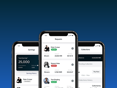 Crypto App ProtoType agency brand identity branding and identity clean ui cryptocurrency design ui ux uidesign user experience user interface yellow