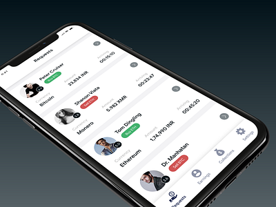 Crypto App brand identity branding and identity clean ui crypto crypto currency crypto wallet design ui ux uidesign user experience user interface yellow