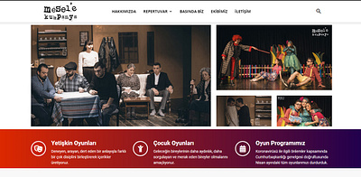 Mesele Kumpanya Teatre bootstrap css desktop front end development html landing page mobile responsive website wordpress