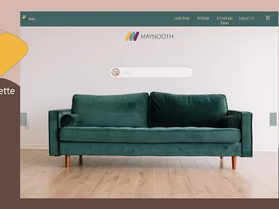 Maynooth Project concept design designer furniture project style uidesign uxdesign uxui webdesig website