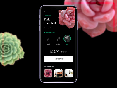 DAILYUI 012 - eCommerce Shop colour concept dailyui design houseplants ios iphone plants shop shopping app ui ui design uidesign uiux