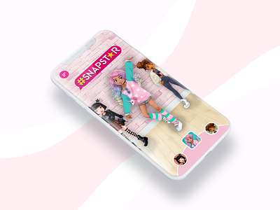 Kidsgame! Scroll the wheel to choose your doll! 3d app branding cartoon character design dribbble flat game hello home illustration landing logo menu minimal pink select ux