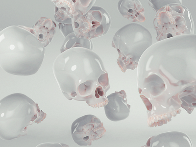 Skulls 3d 3d animation 3d art 3d artist 3d artwork adobe dimension arnold arnoldrender blender blender 3d blender3d blender3dart blendercycles c4d cinema 4d cycles cyclesrender eevee render