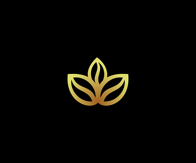 Leaf logo agriculture logo brand coffee logo farm logo gold leaf gold leaf logo gold logo icon design leaf logo leaves logo logo design modern logo design vector