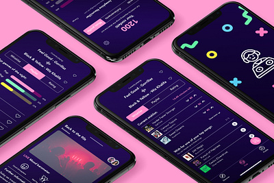 yonos - Nightlife 2.0 branding club colorful graphic design logo music sketch ui userinterface ux