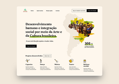 NGO website redesign branding design flat illustration minimal ui uidesign ux web website