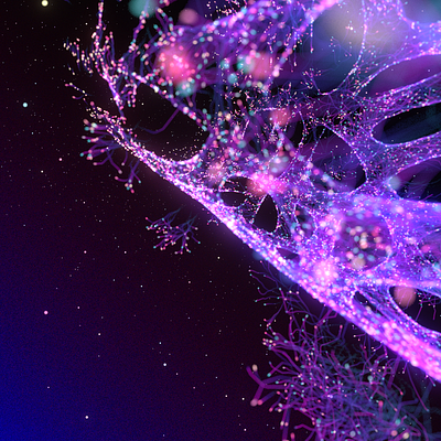 Neuro 3d cinema 4d cinema4d glow light redshift x particles