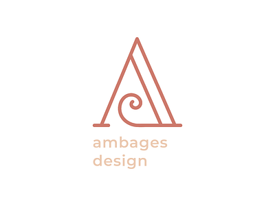 Ambages Design Own Branding branding design hand drawn logo hand drawn type illustrator logo logo design minimal typography vector