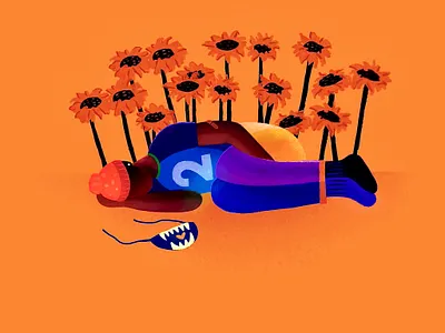 The Home Team 2d app branding clean covid design health illustration minimal nike people poc sports style sunflower wellness