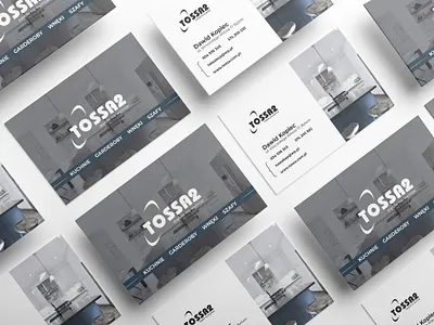 Tossa 2 - Furniture // Flyer & Business Card branding business business card design flyer leaflet minimal print printing project