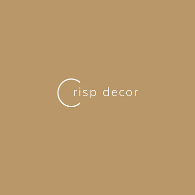 Crisp Decor branding challenge crispdecor decor design interior logo logocore logotype typography