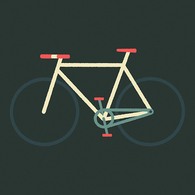 Bike Personality: Commuter bike biker city commuter design fixedgear illustraor illustration montreal mtl neighborhood