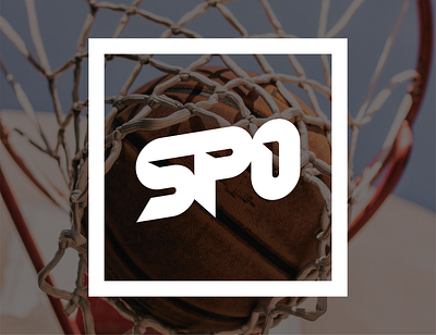 SPO Monogram adobe basketball branding illustrator logo monogram typography vector