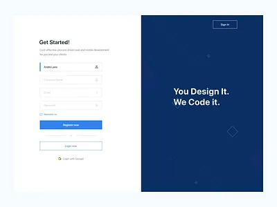 Register Page. Sign In. design designs firstpage invite login login design login page minimal page register page registerpage signin ui ux