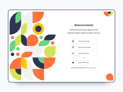 Login panel UI Design adobe xd clean colorful design interface login design login form login page login screen minimalist ui ui design uidesign uiux user web design