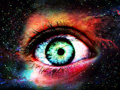 Eyes adobe photoshop cc art artwork colours cosmos design digital painting graphicdesign love manipulation nature