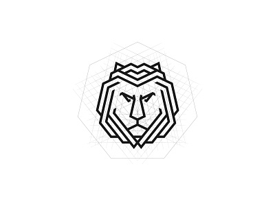 Chelmsford Public Schools brandidentity creative creative logo design designer flat graphic design grid design grid logo heptagon icon illustration lion logo logo logodesign logodesigner mascot logo vector