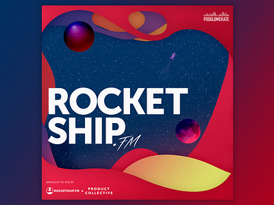 Rocketship.fm Season 9 Podcast Cover album art album cover cover art cover artwork cover design illustraion podcast podcast art podcast logo podcasts