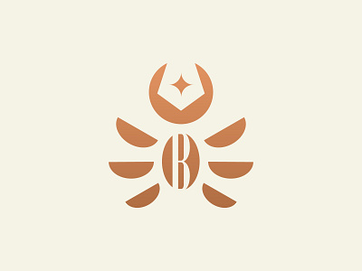 "B" for Bug 36daysoftype animal bug geometric icon illustration letter b logo mark modern smart star symbol