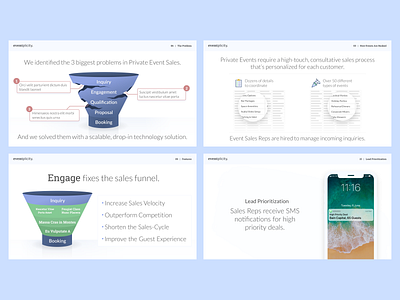 Pitch Deck - Eventplicity Engage figma illustrator investment deck pitch deck sales deck