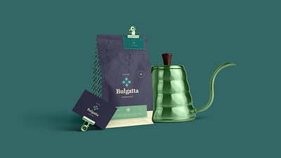 Coffee Bulgatta bernades coffee cooking flat icon identity branding illustration logo design vector