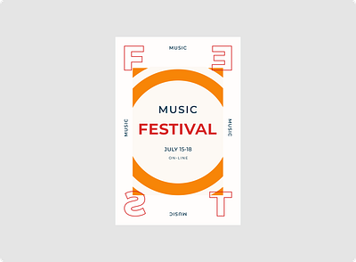 summer music festival banner banner design musicfestival poster poster design