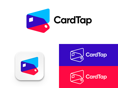 CardTap app brand branding design icon identity logo logoground minimalist ui ux vector