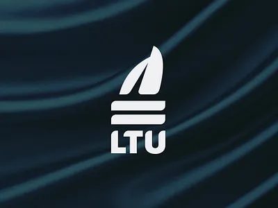 LKJA association athletics blue branding catamaran design flat l leisure lithuania logo logo design racing sail sailing sea sport vector water sports yacht