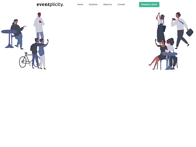 Eventplicity Solutions Page bootstrap 4 gulp gutenberg web design and development wordpress