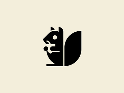 Squirrel branding icon illustration logo mark squirrel