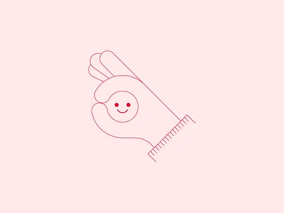 it's okay design hand illustration line minimal okay smiles smiley smiley face spot illustration vector