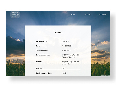 Invoice dailyui