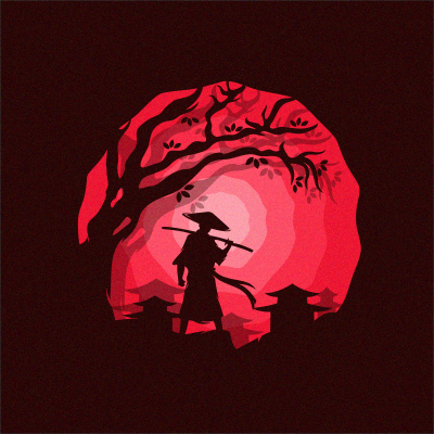 samurai bold brand cool design forsale icon illustration logo samurai sport vector