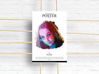 Modern Branding Advertising Poster Mockup Free branding download font frame free free mockup freebie identity logo mock up mockup mockup free mockup psd mockups poster mockup poster mockup free print psd stationery template