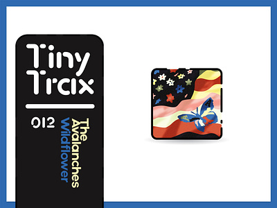 Tiny Trax 012 adobe adobe illustrator aiga album cover art album covers branding design graphic design illustration illustrator miniature music the avalanches the avalanches wildflower tiny trax vector vector art vector illustration wildflower