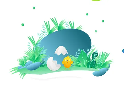 Born Chicken animals app artwork birds chicken digital drawing gradient icon illustration illustrator jungle logo story stroy ui vector visual web page illustation