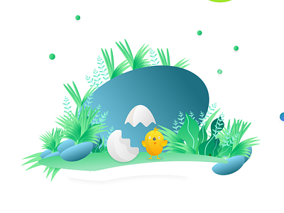 Born Chicken animals app artwork birds chicken digital drawing gradient icon illustration illustrator jungle logo story stroy ui vector visual web page illustation