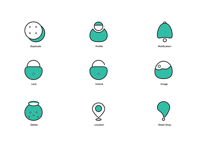 Icon Design set for Apps and Web apps icon art branding clean design flat flat design icon icon design icon set illustration minimalist vector web icon