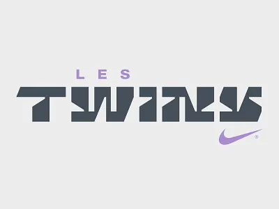 Les Twins custom dance display fashion future hip hop jordan logo logotype music nike streetwear style twins typography utilitarian