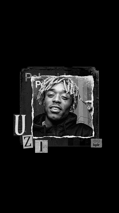 Lil uzi vert wallpaper art lil uzi vert photoshop polaroid rap sad trap