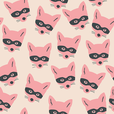 I was reading about Fantastic Mr Fox So I had to make a pattern! character digital illustration fox fresco fun illustration illustration art illustrations pattern pink procreate quirky surfacepatterndesign vector