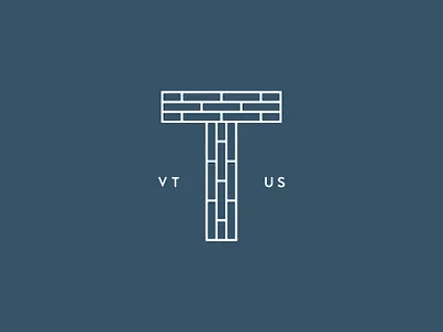 TM Interiors, IV badge blue branding brands deco logo logo design t tile tiles typography