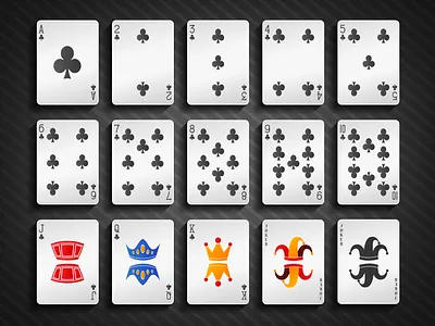 Poker cards club set adobe illustrator blackjack card casino casino games club design games illustration jack joker king leisure poker poker card queen solitaire spider solitaire texas holdem poker vector
