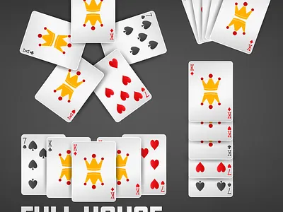 Full House Poker Ranking adobe illustrator blackjack card casino casino games full house games hand jack joker king leisure poker poker card queen ranking solitaire spider solitaire texas holdem poker vector