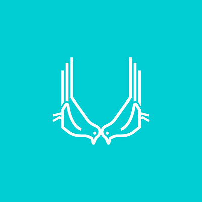 U de Urraca 36 days of type cute animal kawaii logo logo design logodesign logotype vector