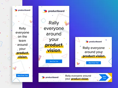 Google Display Ads | Free trial | productboard ads ads banner ads design banner banner ad display ad display ads google ads marketing productboard retargeting
