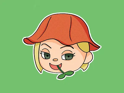 Jill's Icon acnh animal crossing anime cartoon chibi commission commissions open design gaming graphic design illustration illustrator kawaii minimal nintendo photoshop villager